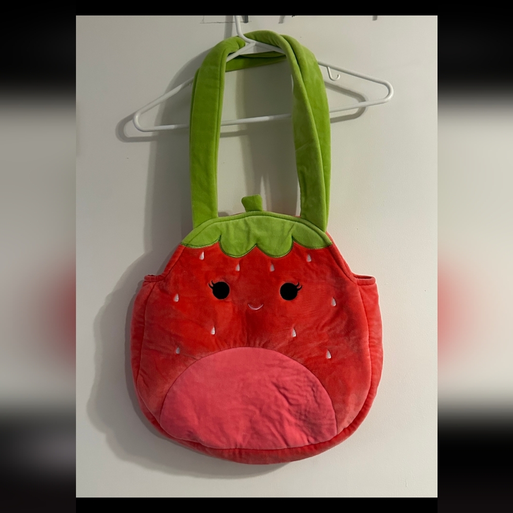 Scarlet the Strawberry Plush Squishmallow Tote Bag